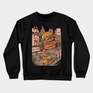 BurgerZilla - Black Crewneck Sweatshirt